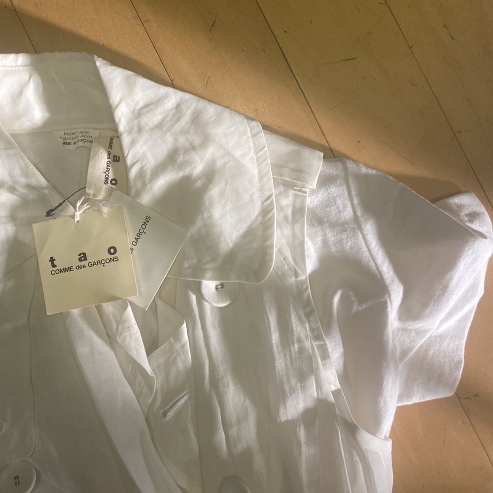 Comme des Garçon TAO linen trench dress M NWT - Picture 13 of 16